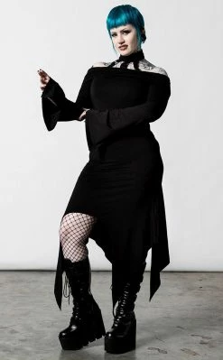 Killstar Clothing Damnation Bardot Dress