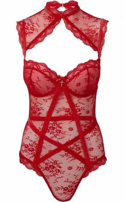 Killstar Dark Desire Lace Bodysuit | Scarlet Clothing