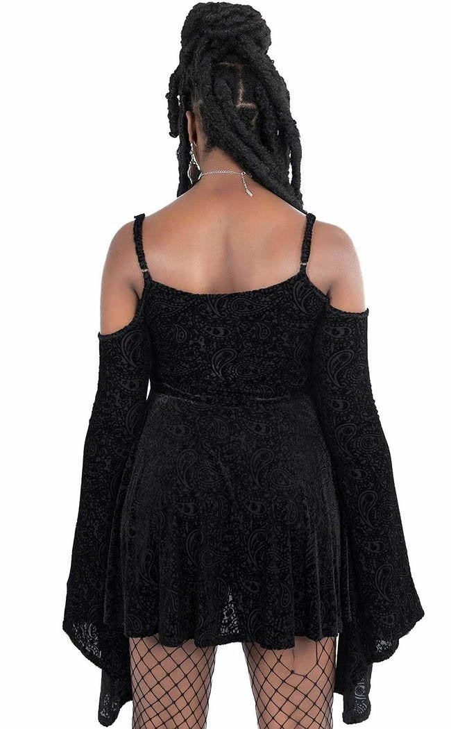 Killstar Dark Drifter Velvet Dress Clothing 5 Killstar Dark Drifter Velvet Dress Clothing