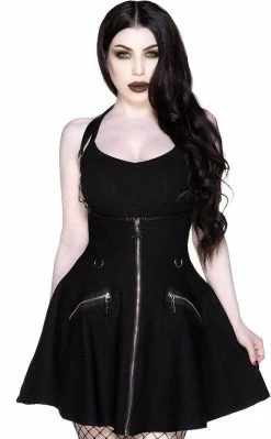 Killstar Dark Flair Skirt | Black Clothing
