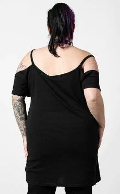 Killstar Dark Forces Distress Top Clothing