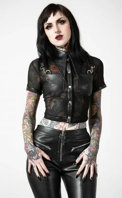 Killstar Clothing Dark Halo Crop Shirt 8 Killstar Clothing Dark Halo Crop Shirt