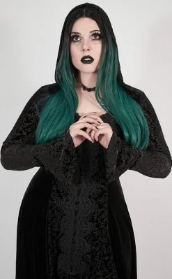 Punk Rave Dark Illusion Velvet Cloak | Plus Size Clothing