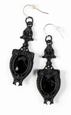 Restyle Dark Mirror Earrings Accessories