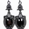 Restyle Dark Mirror Earrings Accessories