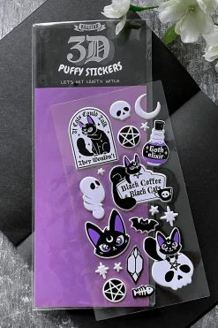 Killstar Dark N' Kawaii Puff Sticker Pack Home & Gifts