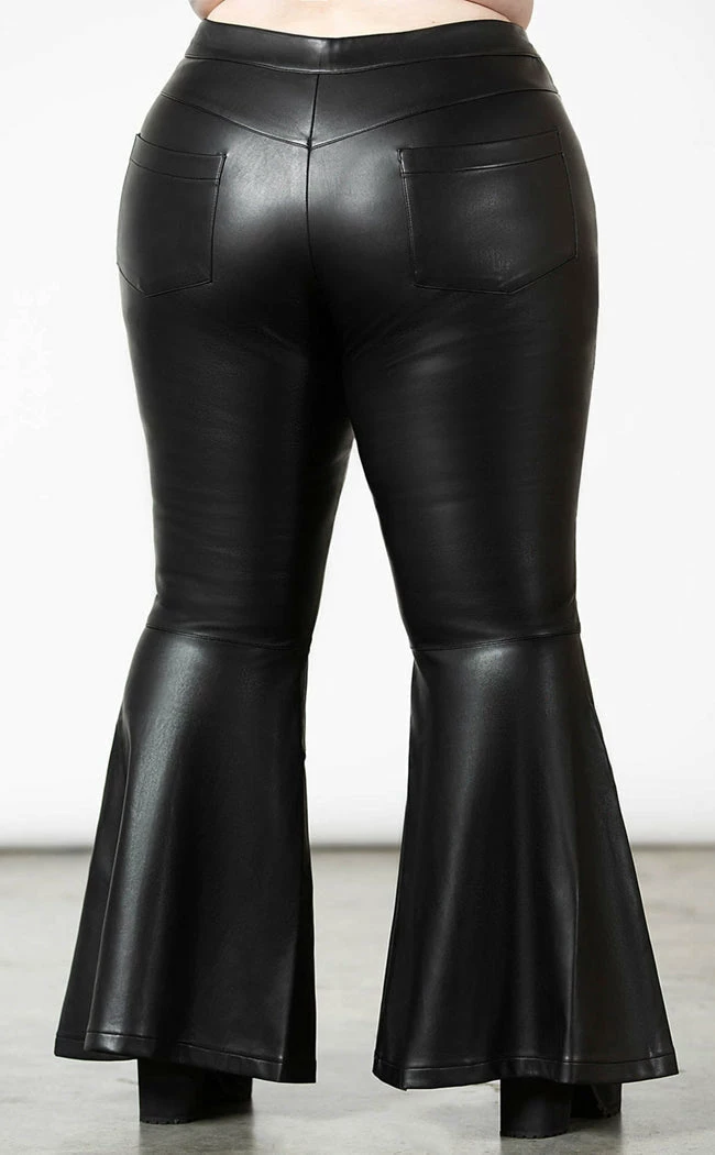 Killstar Clothing Dark Nebula Flared Trousers 10 Killstar Clothing Dark Nebula Flared Trousers