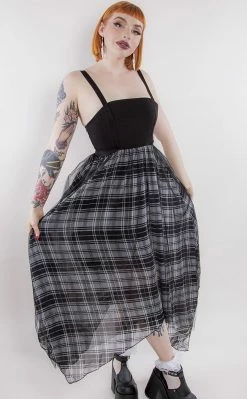 Punk Rave Darkened Dawn Slip Dress Clothing