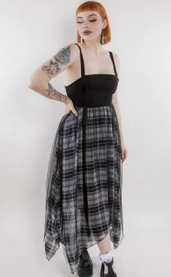Punk Rave Darkened Dawn Slip Dress Clothing