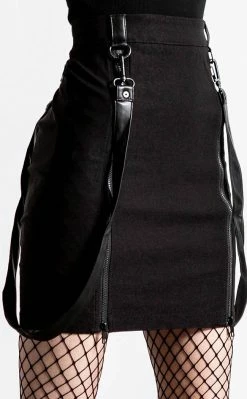 Killstar Daze Of Our Lives Mini Skirt | Black