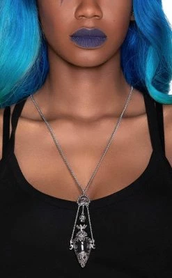 Killstar Dead Crown Vial Necklace