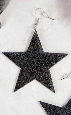 Gothic Jewellery Accessories Dead Galaxy Glitter Earrings