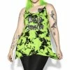 BlackCraft Dead Inside Green Lightning Tank Clothing