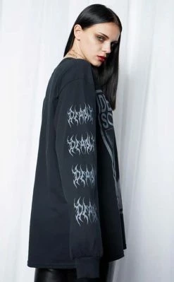 Mary Wyatt Dead Souls Oversized Long Sleeve Tee Clothing