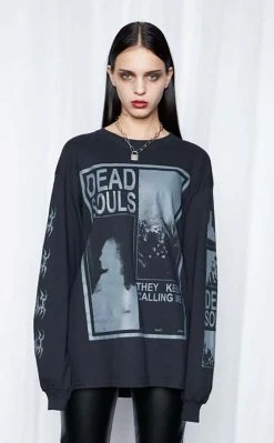 Mary Wyatt Dead Souls Oversized Long Sleeve Tee Clothing 10 Mary Wyatt Dead Souls Oversized Long Sleeve Tee Clothing