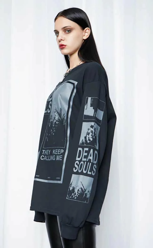 Mary Wyatt Dead Souls Oversized Long Sleeve Tee Clothing 8 Mary Wyatt Dead Souls Oversized Long Sleeve Tee Clothing