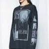 Mary Wyatt Dead Souls Oversized Long Sleeve Tee Clothing