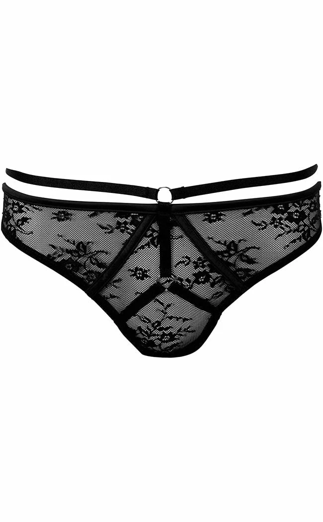 Killstar Clothing Deadly Attraction Panty | Black 4 Killstar Clothing Deadly Attraction Panty | Black