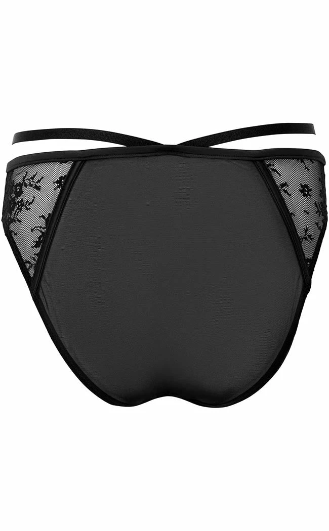 Killstar Clothing Deadly Attraction Panty | Black 7 Killstar Clothing Deadly Attraction Panty | Black