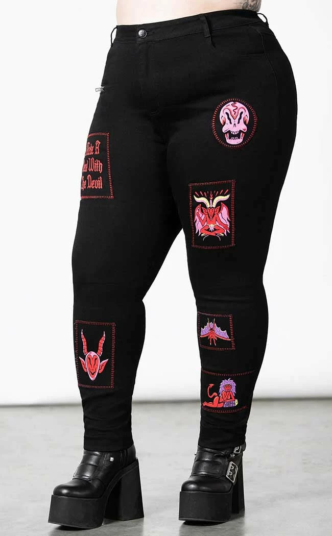Killstar Dealer Patched Jeans 4 Killstar Dealer Patched Jeans