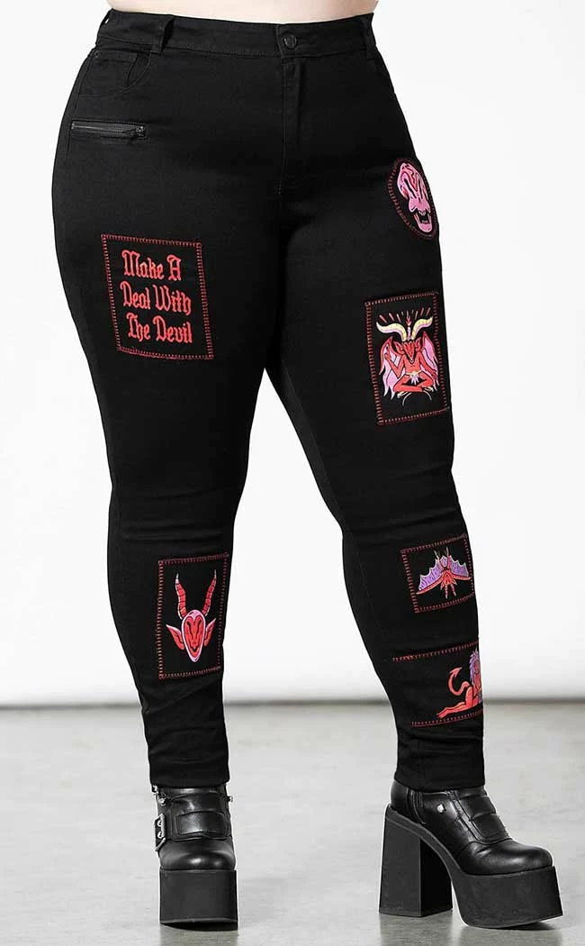 Killstar Dealer Patched Jeans 6 Killstar Dealer Patched Jeans