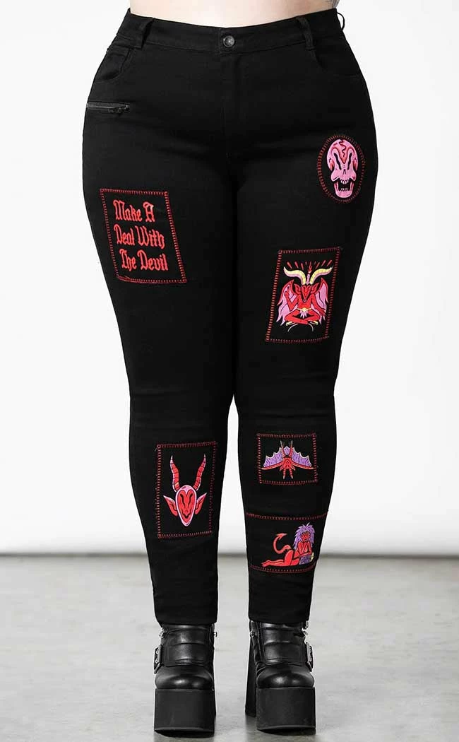 Killstar Dealer Patched Jeans 8 Killstar Dealer Patched Jeans