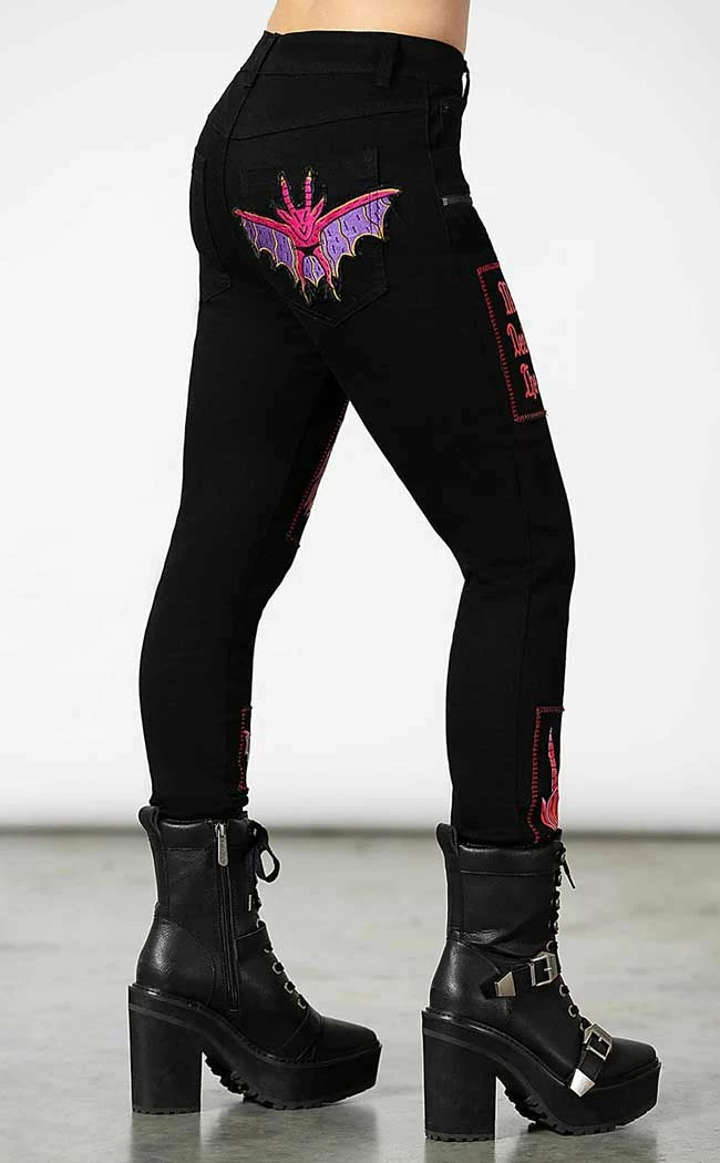 Killstar Dealer Patched Jeans 9 Killstar Dealer Patched Jeans