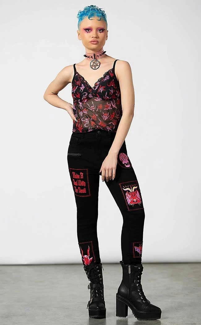 Killstar Dealer Patched Jeans 3 Killstar Dealer Patched Jeans