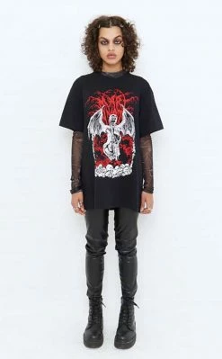 Mary Wyatt Clothing Death Angel Oversized Tee