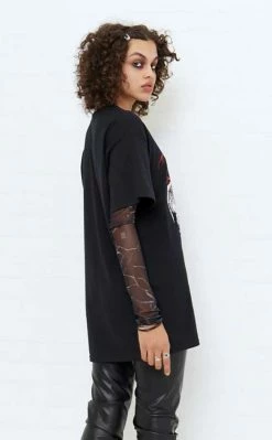 Mary Wyatt Clothing Death Angel Oversized Tee