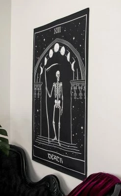 Tragic Beautiful Home & Gifts Death Card Tapestry / Wall Hanging