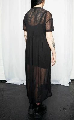 Mary Wyatt Delirium Noir Maxi Dress Clothing