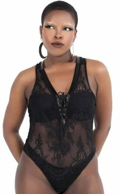Killstar Clothing Desert Rose Lace Bodysuit 9 Killstar Clothing Desert Rose Lace Bodysuit