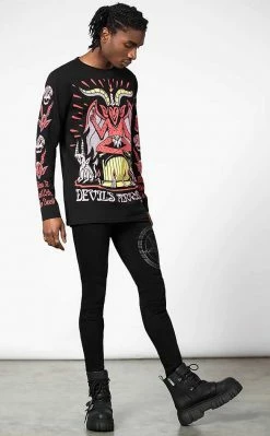 Killstar Devil's Advocate Long Sleeve Top