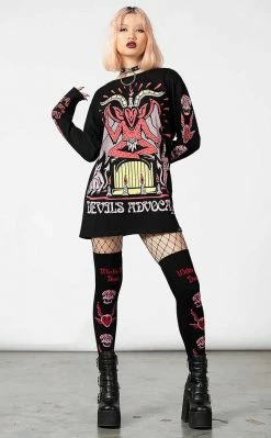 Killstar Devil's Advocate Long Sleeve Top
