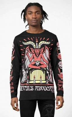 Killstar Devil's Advocate Long Sleeve Top