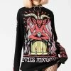 Killstar Devil's Advocate Long Sleeve Top