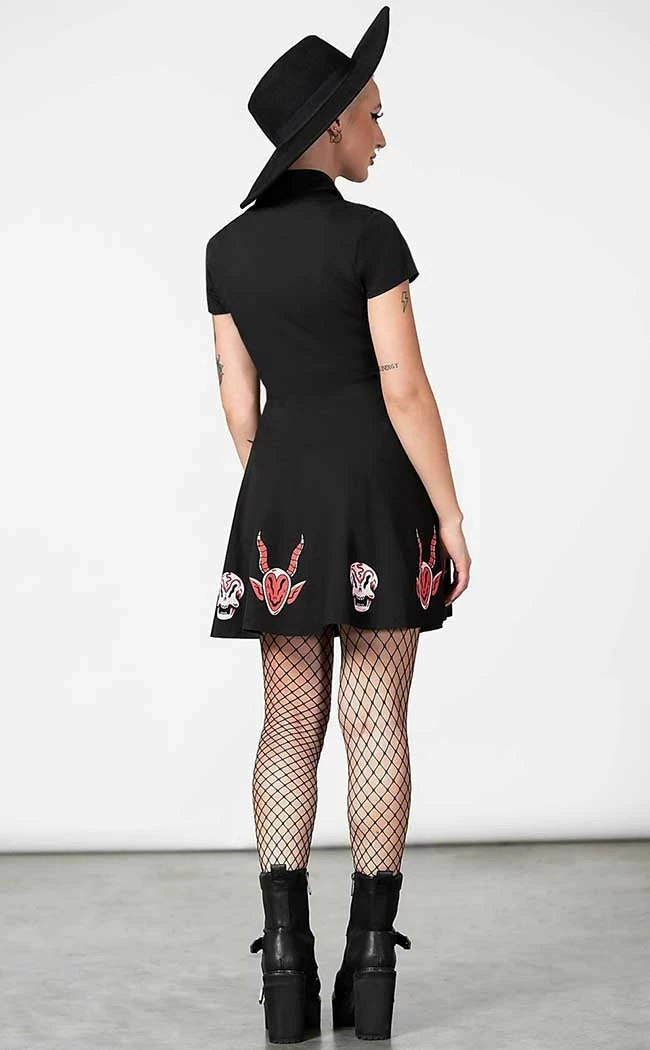 Killstar Devil's Contract Collar Dress Clothing 6 Killstar Devil's Contract Collar Dress Clothing