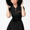 Killstar Devil's Contract Collar Dress Clothing