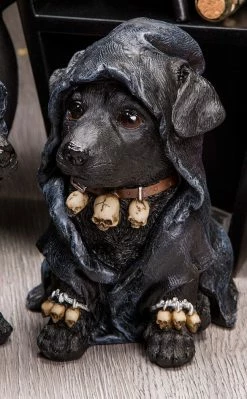 Gothic Gifts Dog Witch Statue Home & Gifts