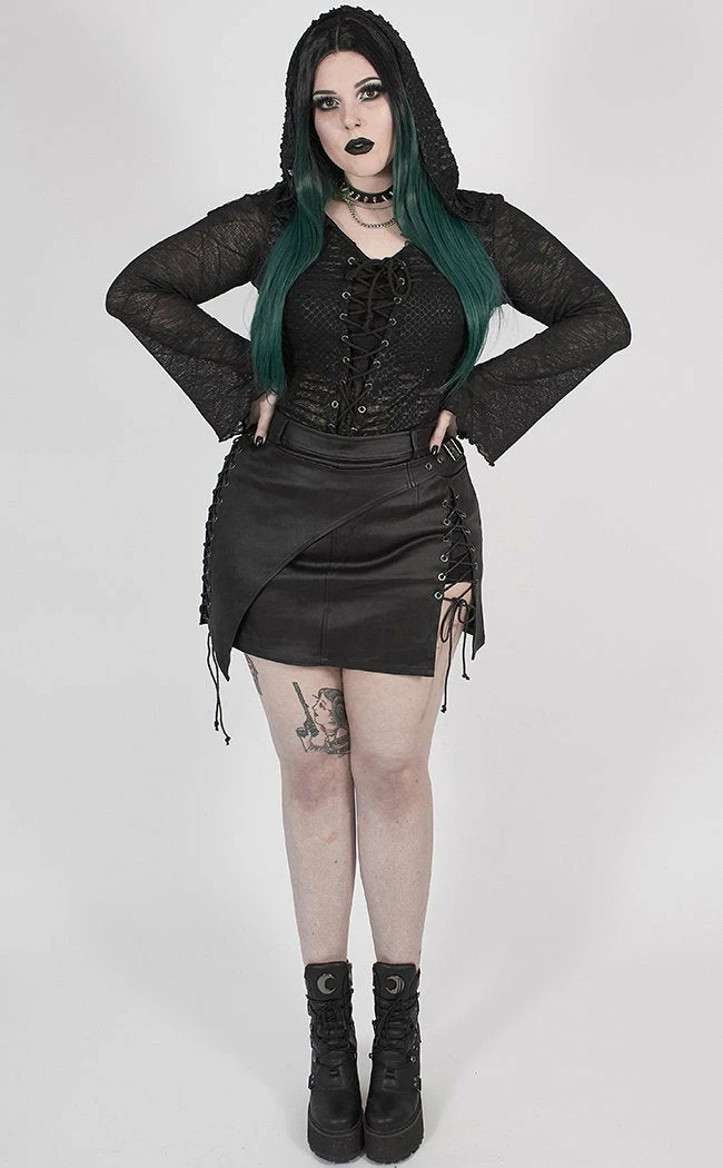 Punk Rave Drive Me Wild Mini Skirt | Plus Size 5 Punk Rave Drive Me Wild Mini Skirt | Plus Size