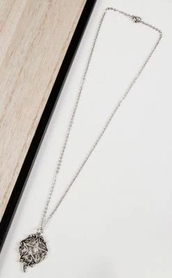 Gothic Jewellery Druidess Necklace | Silver