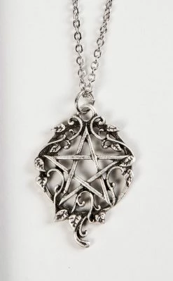 Gothic Jewellery Druidess Necklace | Silver