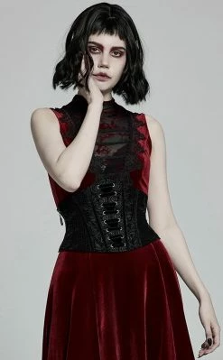 Punk Rave Drusilla Lace Corset | Black