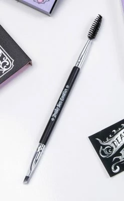 Deadly Sins Cosmetics Beauty Dual Eyebrow Brush