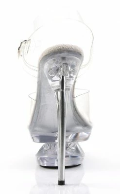 Pleaser Pole Shoes ECLIPSE-608 Clear Heels