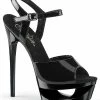 Pleaser ECLIPSE-609 Black Heels Pole Shoes