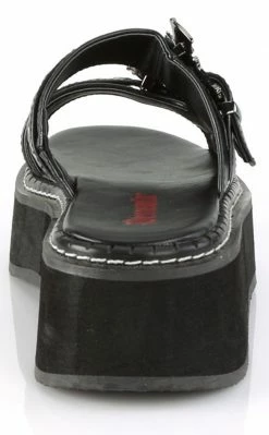 Demonia EMILY-100 Black Slide Sandals Shoes