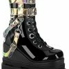 Demonia Shoes ETERNAL-115 Black Patent Ankle Boots 2 Demonia Shoes ETERNAL-115 Black Patent Ankle Boots