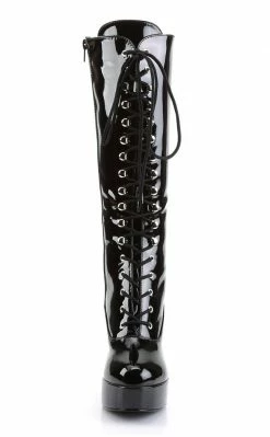 Funtasma EXOTICA-2020 Blk Pat Boots